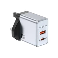 شاحن حائط قرين لايون GaN Premium UK Plug بقوة 45 و...