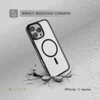 كفر ايفون 16 برو لون اسود سولو كيس من ليفلو