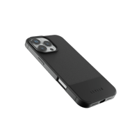 جراب جوال ايفون 16 برو لون اسود جلد من ليفلو