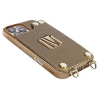 حافظة جلدية سيرينا لهاتف آيفون 16 برو ماكس لون ذهب...