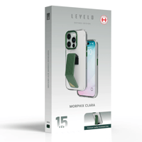 جراب موبايل ايفون 15 برو لون اخضر مورفيكس من ليفلو