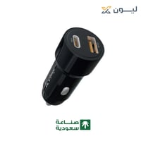 ليون اكس - فيش سيارة 48 واط بمنفذين يواس بى وتايب...