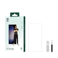 قرين لايون S24 الترا ستكر زجاج 3D مقسى عالي الوضوح...