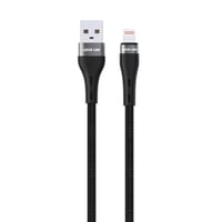 كيبل شاحن ايفون مضفر بطول 2 متر أسود جرين ليون USB...