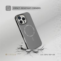 جراب جوال ايفون 16 برو ماغ سيف اوبيلوس لون رمادي م...