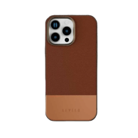 جراب جوال ايفون 16 برو لون ديزيرت روز جلد من ليفلو