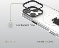 حافظة Levelo Morphix Grip متوافقة مع MagSafe، زواي...