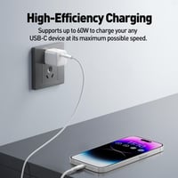 كيبل JODA تايب سي تو تايب سي 60W. بعدة الوان مختلف...