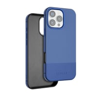 جراب جوال ايفون 16 برو ماكس لون ازرق جلد من ليفلو