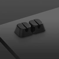 منظم كابلات 2 في 1 من جرين ليون - أسود