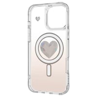 جراب جوال ايفون ماغ سيف على شكل قلب روز غولد من لي...