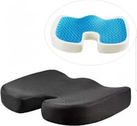 وسادة مقعد من الميموري فوم الجل مانعة للانزلاق ومع...