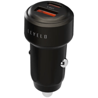 شاحن سيارة ليفيلو نوري ميني 60 واط - رمادي