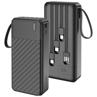 بنك الطاقة Porodo Piano بقدرة 20000mAh مع كابلات م...