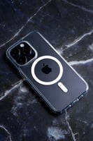 كفر هاتف ايفون 14 برو ماغ سيف كلارا لون ارجواني من...