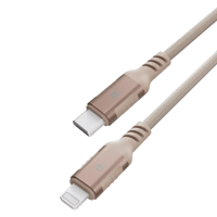 كابل Powerology Power Sync Weave USB-C إلى Lightni...