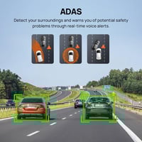 كاميرا سيارة داش كام 70mai 3k A510 امامية وخلفية