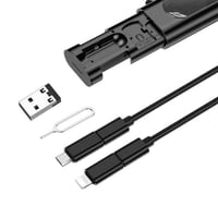 قرين لايون عدة مستلزمات السفر مع كيبل شحن ومحولات...