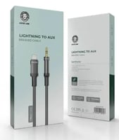 كابل قرين لايون لايتنق إلى ايوكس (1 متر) - أسود