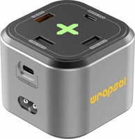 رابسول منصة شحن مكعبة متعددة المنافذ 80 واط – رماد...