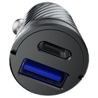 شاحن سيارة بورولوجي بيكو ذو منفذين - أسود