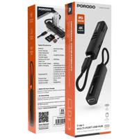 بورودو 7 في 1 موزع USB متعدد المنافذ مع سرعة نقل 5...