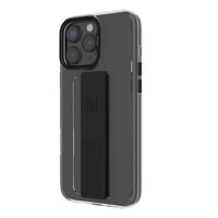 كفر سيليكون مع غريب لايفون 16 برو لون اسود من ليفل...