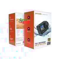 كاميرا أكشن UHD مقاومة للماء بالكامل من Porodo Lif...