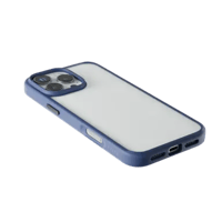 جراب حماية شفاف وأنيق لأيفون 16 برو باللون الأزرق...