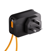 فيش السفر 20 واط 3 منافذ مع سلك تايب سي 30 سم بورو...