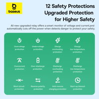 بيسوس سوبر انيرجي 4 في 1 مشغل سيارة بقوة 1200 امبي...