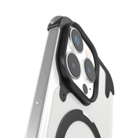 كفر موبايل ايفون 16 برو المانيوم لون اسود من ليفلو