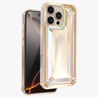 كفر فينيسا بتصميم ألماسي لهاتف آيفون 16 برو بلون ر...