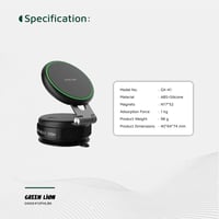 حامل الهاتف قرين لايون GX-41 MagSafe Suction - أسو...