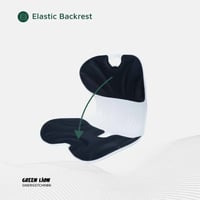 وسادة مقعد Green Lion Ergo - أسود