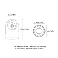 بيسوس - P1 Pro كاميرا مراقبة بدقة 3K دوران 360 درج...