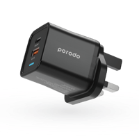 شاحن بورودو ثنائي المنافذ PD + USB-A (35 وات + 18...