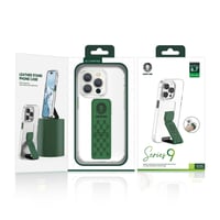 حافظة شفافة من سلسلة قرين لايون 9 متوافقة مع ايفون...