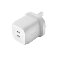 شاحن جداري بيلكن بقوة 45 واط بمنفذين تايب سي بتقني...