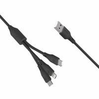 كابل شحن بورودو ، كابل 3 في 1 بتصميم ذكي من مادة ب...