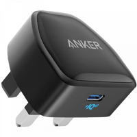 فيش جداري أنكر 1 PD تايب سي 20W Nano - اسود