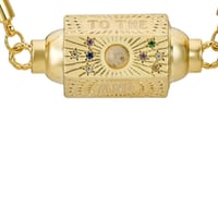 بهجة سلسال بتعليقة سداسية مطلي بالذهب brass gold p...