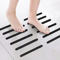 شريط مانع للانزلاق للحمام - 6 قطع مضادة للماء ومقا...