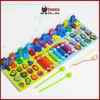 لعبة خشبية تعليمية 5 في 1