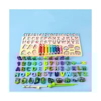 لعبة خشبية تعليمية 6 في 1