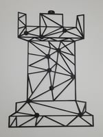 تعليقة حائط شطرنجية اكريلك 50سم