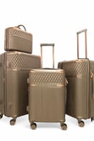 طقم شنط سفر شامبين بعجلات 360° – تصميم فاخر