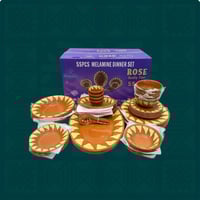 طقم تراثي ميلامين 65 قطعة جودة عالية، تصميم عصري و...