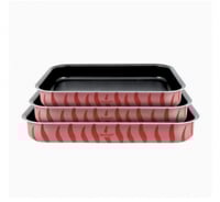 طقم صواني فرن نيوفلون مستطيل 3 قطع