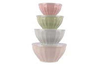 طقم علب دبل بلاستيك